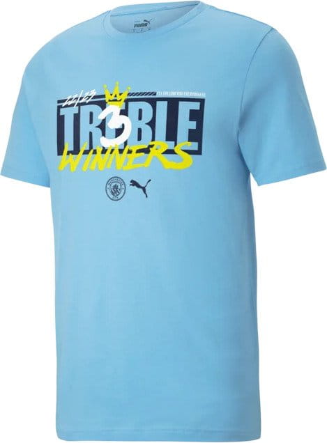Puma Manchester City 22/23 Treble T-Shirt Teenager Rövid ujjú póló