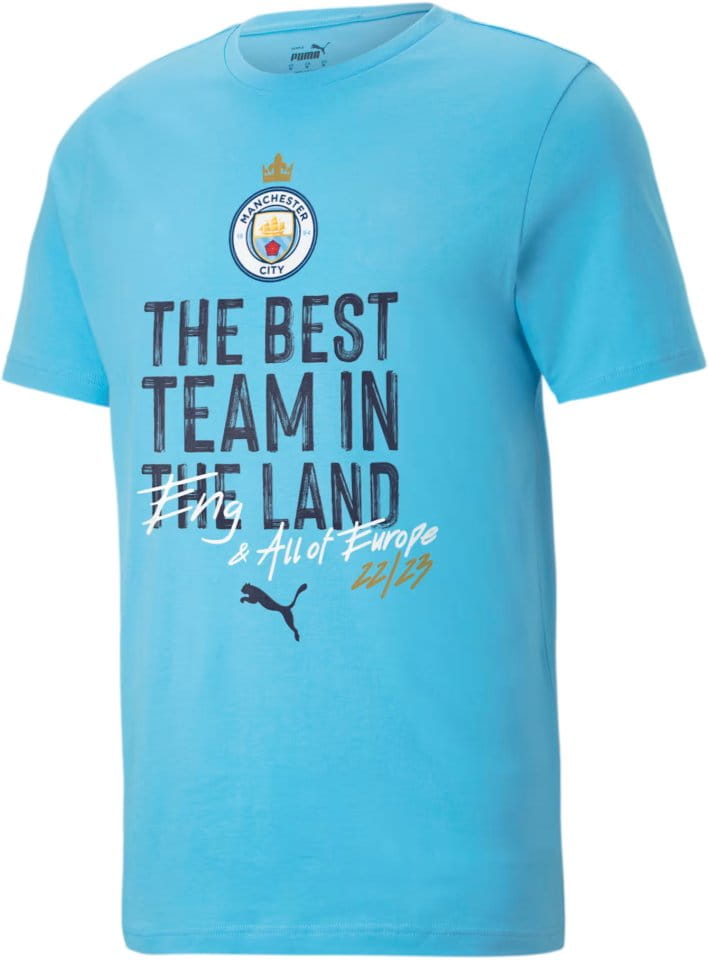 Puma Manchester City 22/23 CL Champions Tee Rövid ujjú póló