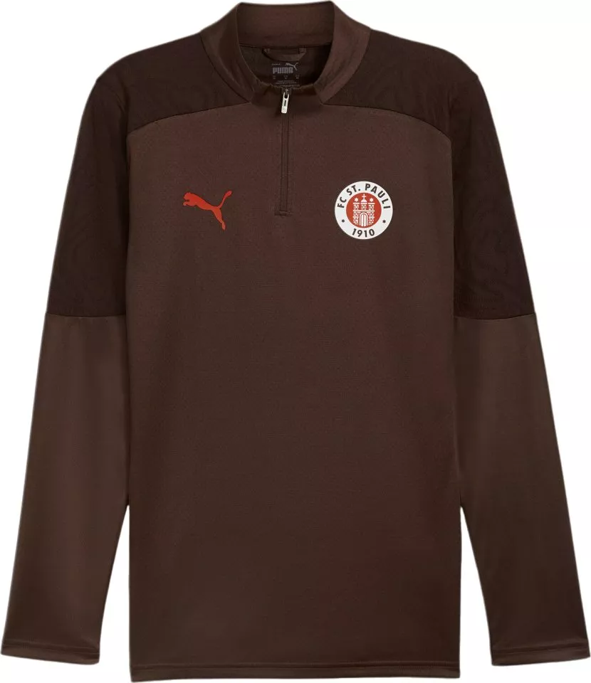 Camiseta de manga larga Puma FC St. Pauli Quarter-Zip Training Top Men