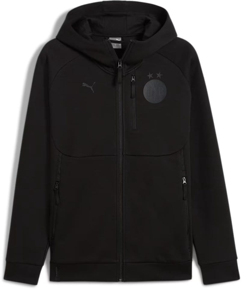 Hanorac cu gluga Puma BVB TECH FZ Hoodie DK
