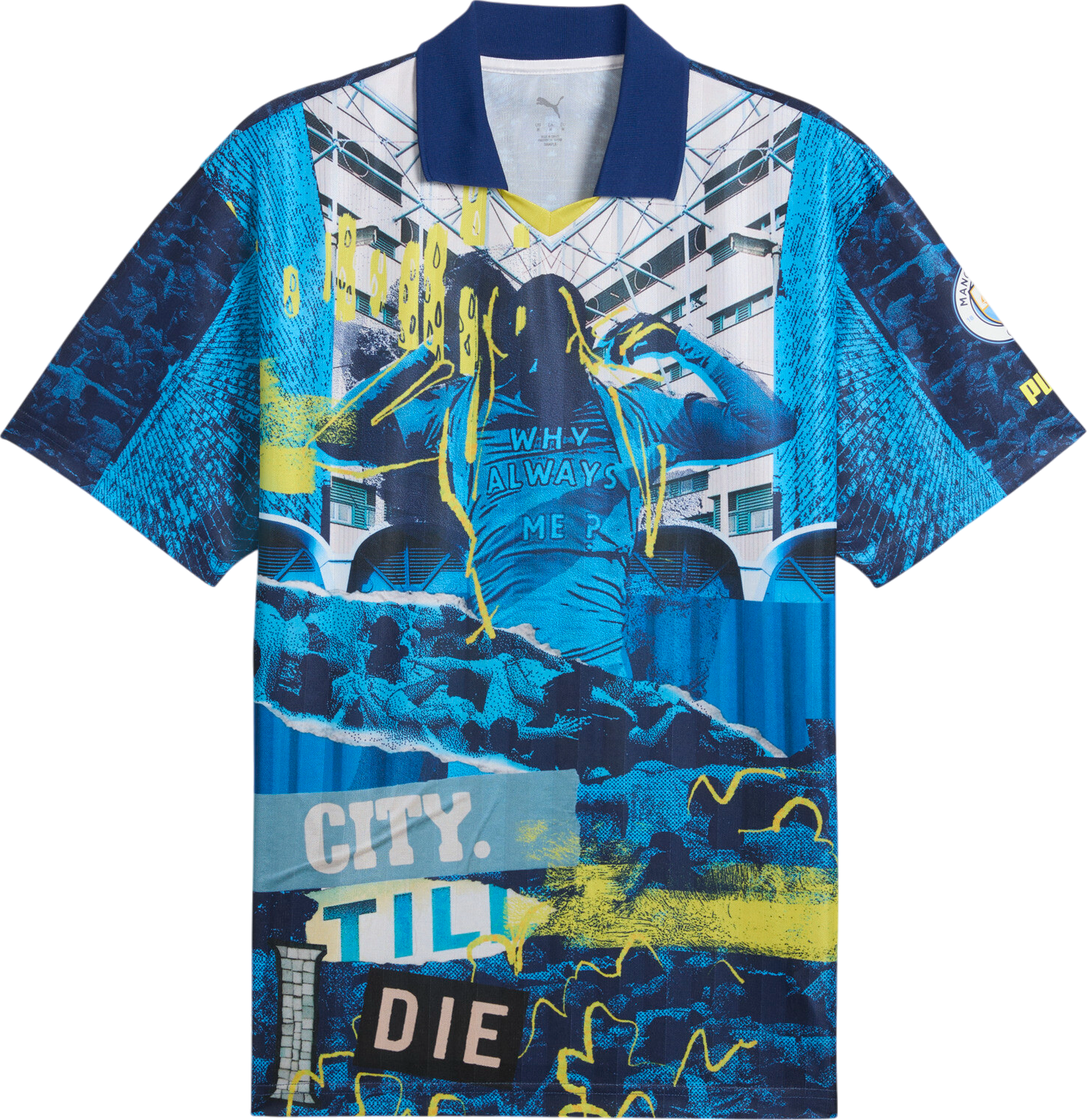 Tröja Puma Manchester City ftblNRGY+ Retro Jersey Men
