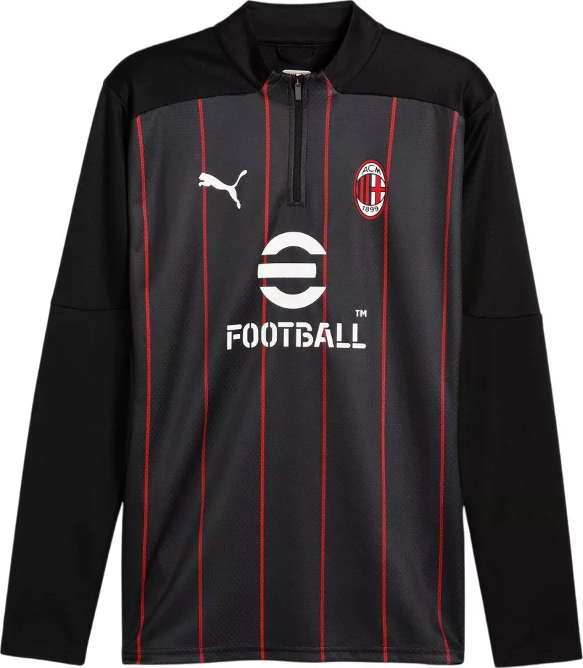 Pánský top s dlouhým rukávem Puma AC Milán 1/4 Zip