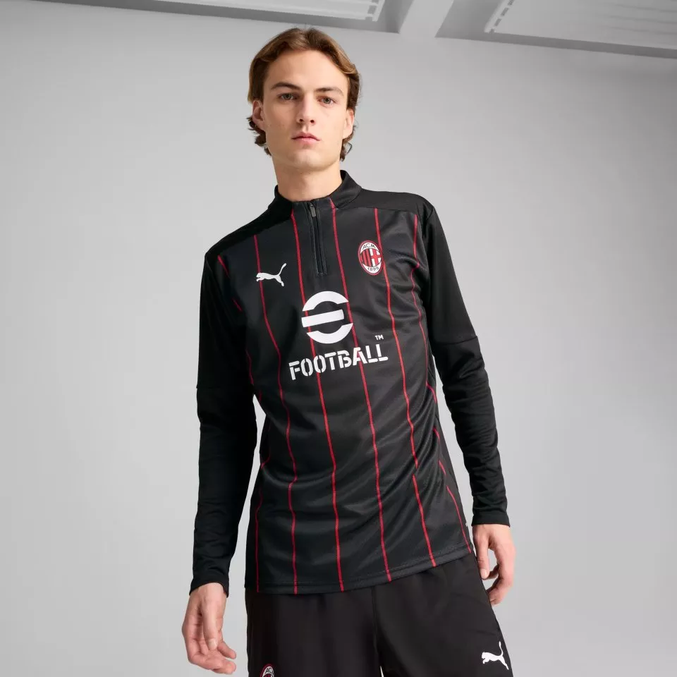 Pánský top s dlouhým rukávem Puma AC Milán 1/4 Zip