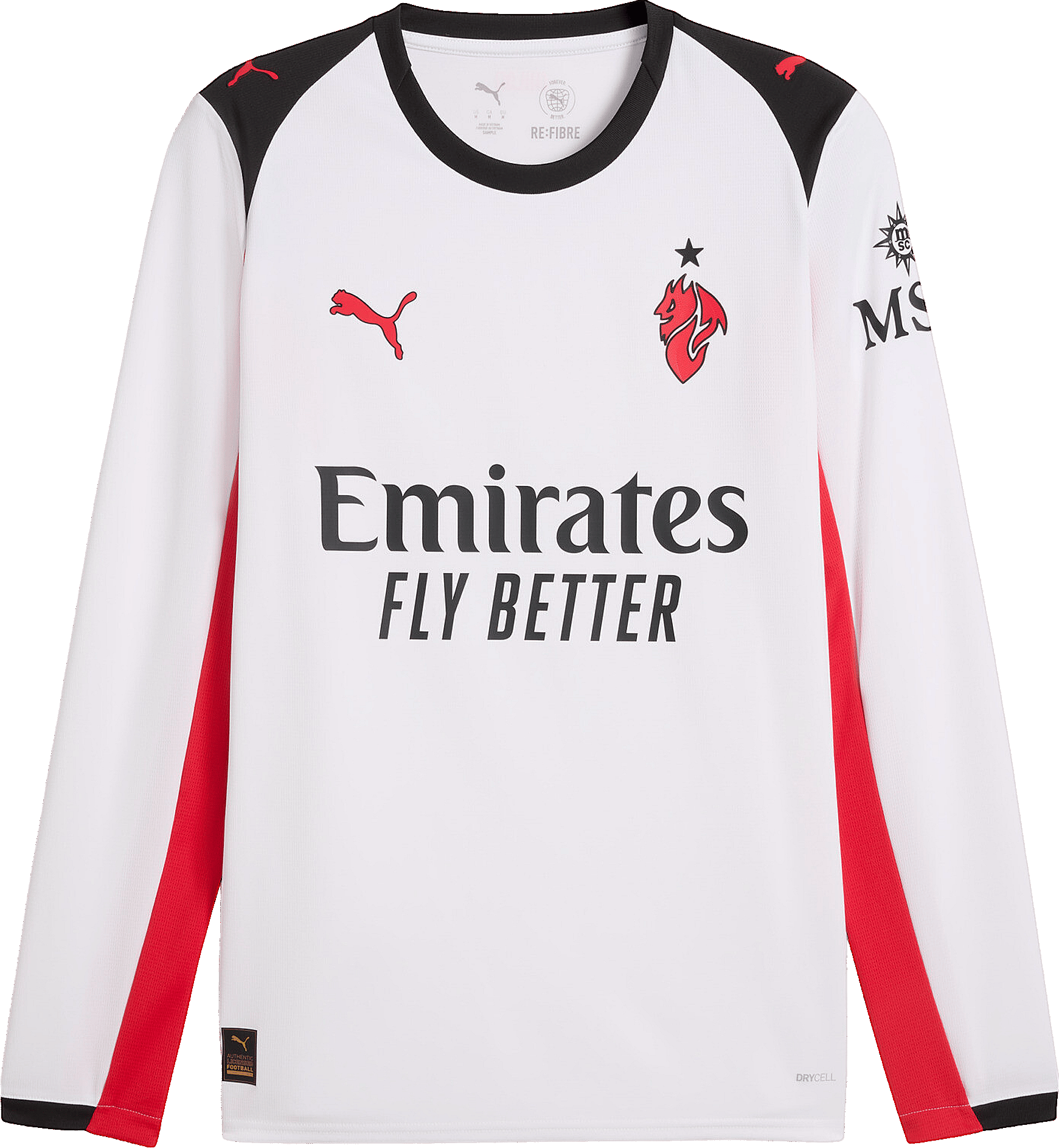 Μακρυμάνικη φανέλα Puma ACM Away Jersey Replica LS 2025/26