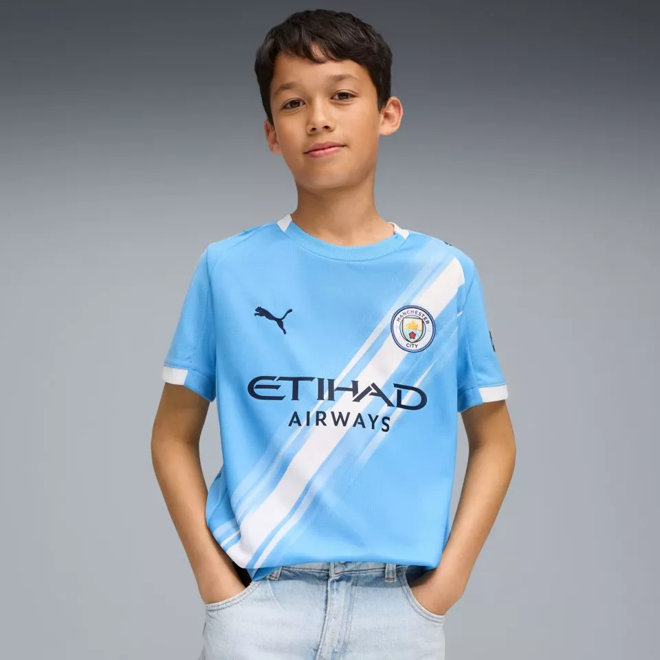 Dres Puma Manchester City Home Replica Jersey 2025/26 Jr