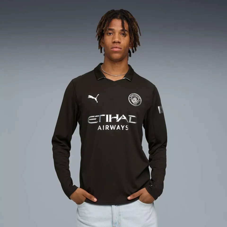 Pánský hostující dres s dlouhým rukávem Puma Manchester City 2025/26