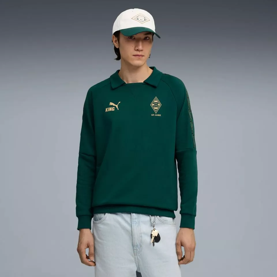 Majica z dolgimi rokavi Puma Borussia Mönchengladbach King Drill Top