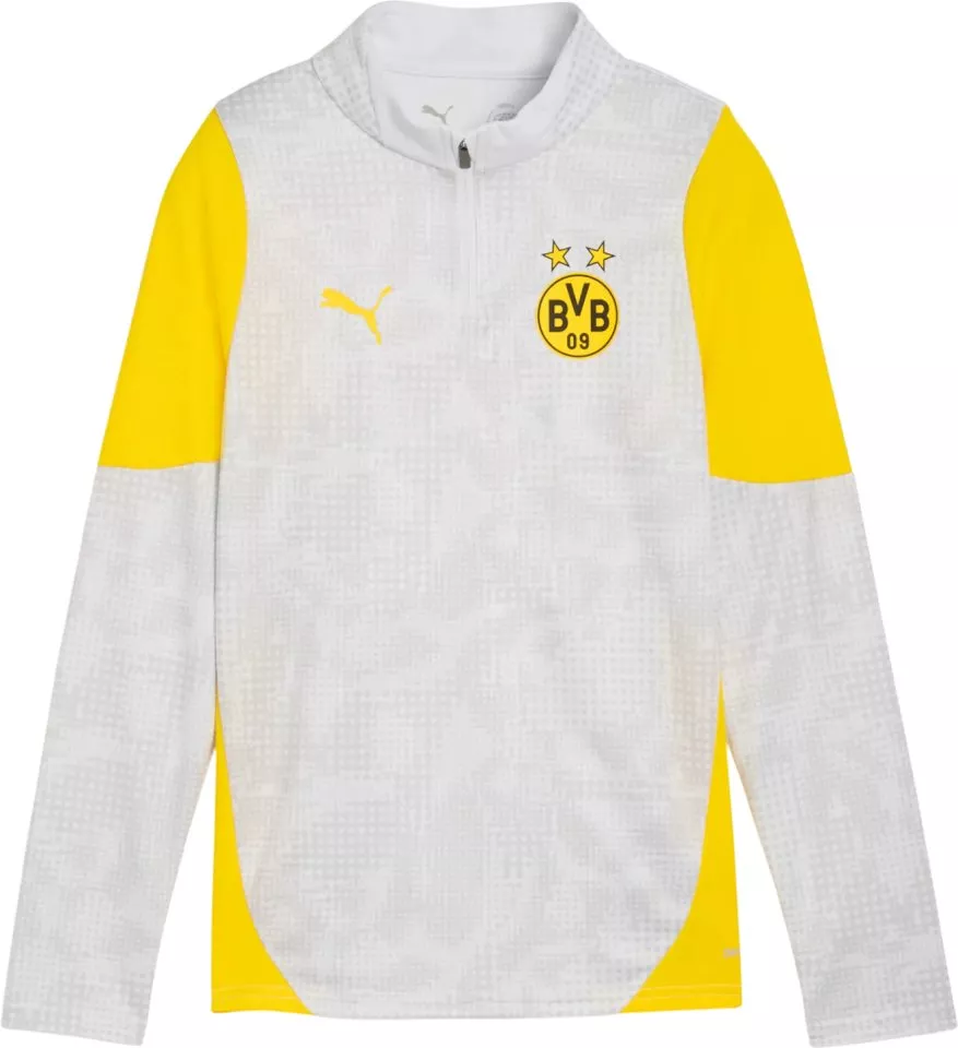 Majica z dolgimi rokavi Puma Borussia Dortmund Training 1/4 Zip Top Jr 2025/26