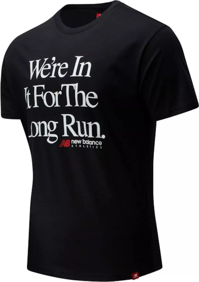 お歳暮 人気 T-shirt New TEE SS RUN LONG ICON ESSENTIALS NB M Balance トップス
