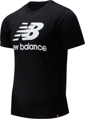 M NB ESSENTIALS STACKED LOGO TEE
