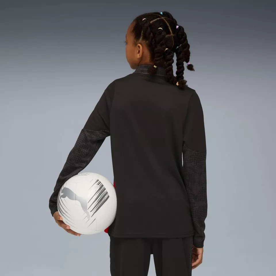 Тениска с дълъг ръкав Puma AC Milan Training 1/4 Zip Top Jr