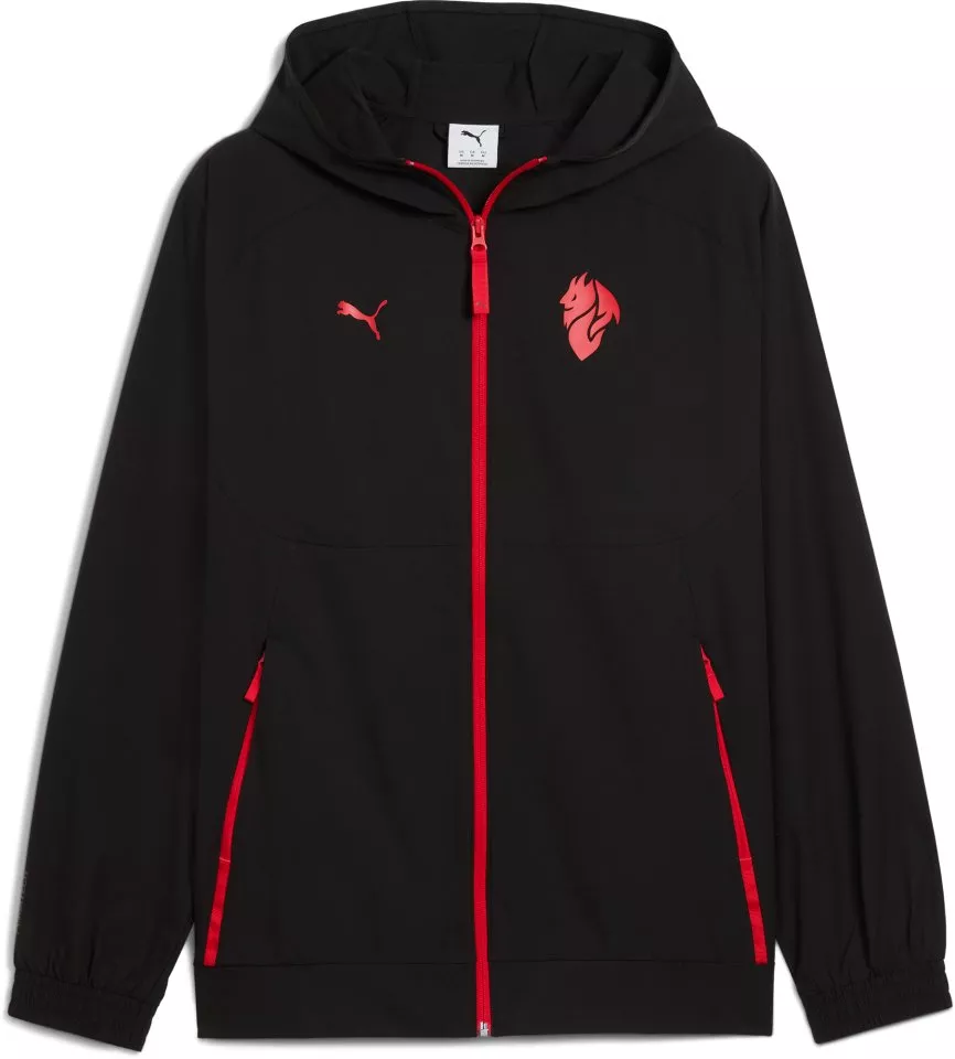 Jacheta cu gluga Puma AC Milan TECH Woven Jacket