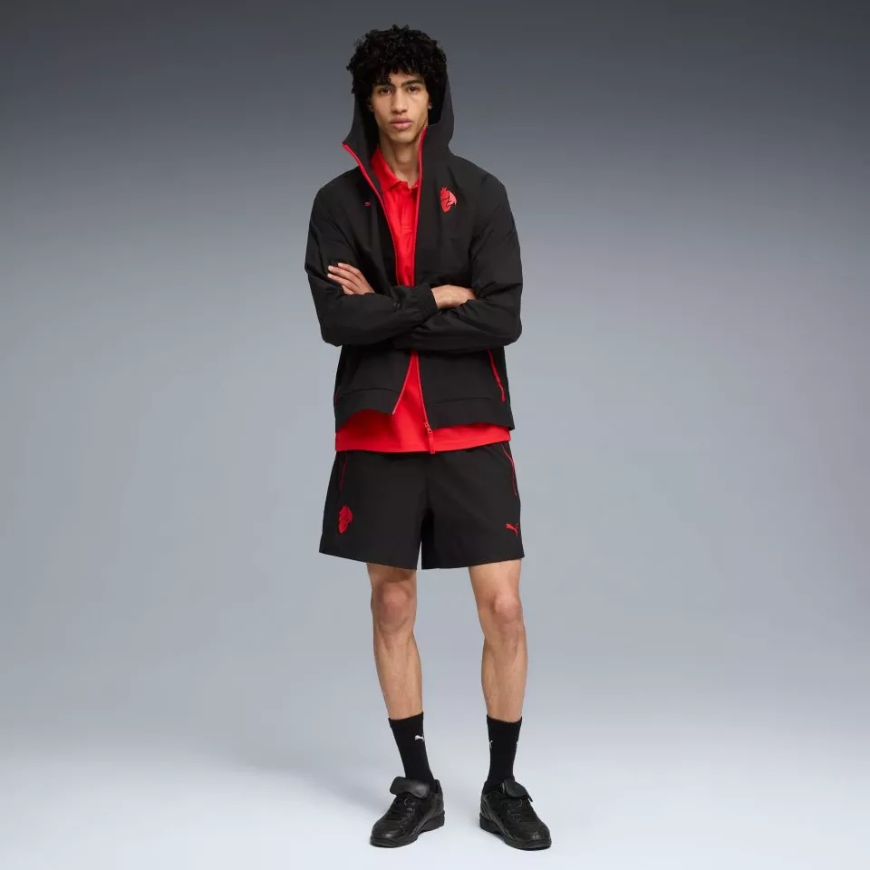 Jacheta cu gluga Puma AC Milan TECH Woven Jacket