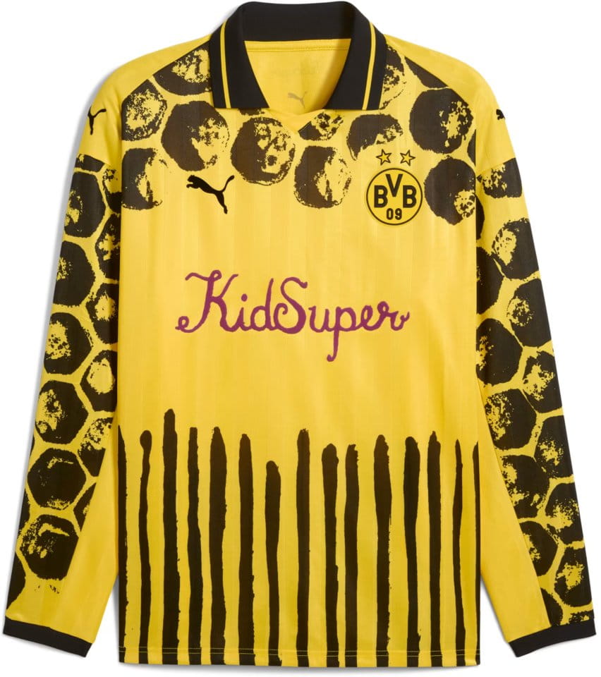 Puma KidSuper BVB LS Retro Shirt Hosszú ujjú póló