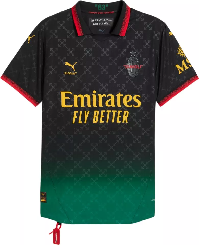 Camiseta de fútbol Puma AC MILAN x OFF-WHITE™ Authentic Jersey Men