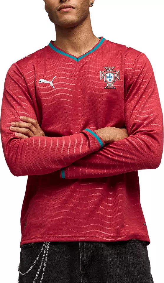 Puma Portugal Replica Home Long-Sleeve 2026 Hosszú ujjú póló