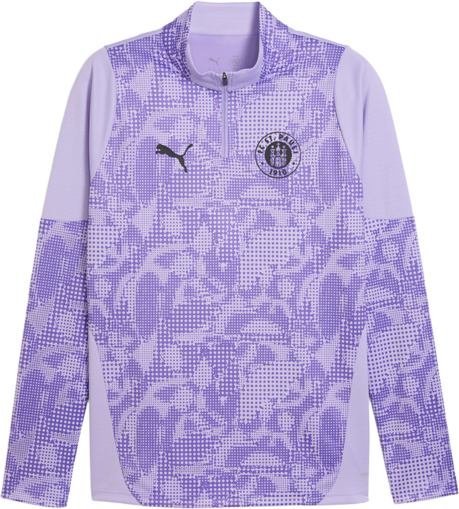 Puma FC St. Pauli Training 1/4 Zip Top 2025/26 Hosszú ujjú póló