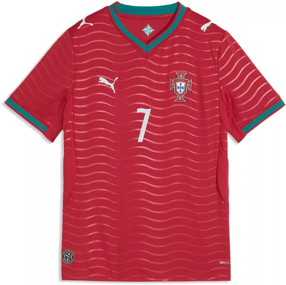 Camiseta de fútbol Puma Portugal Replica Home Cristiano Ronaldo 2026 Kids