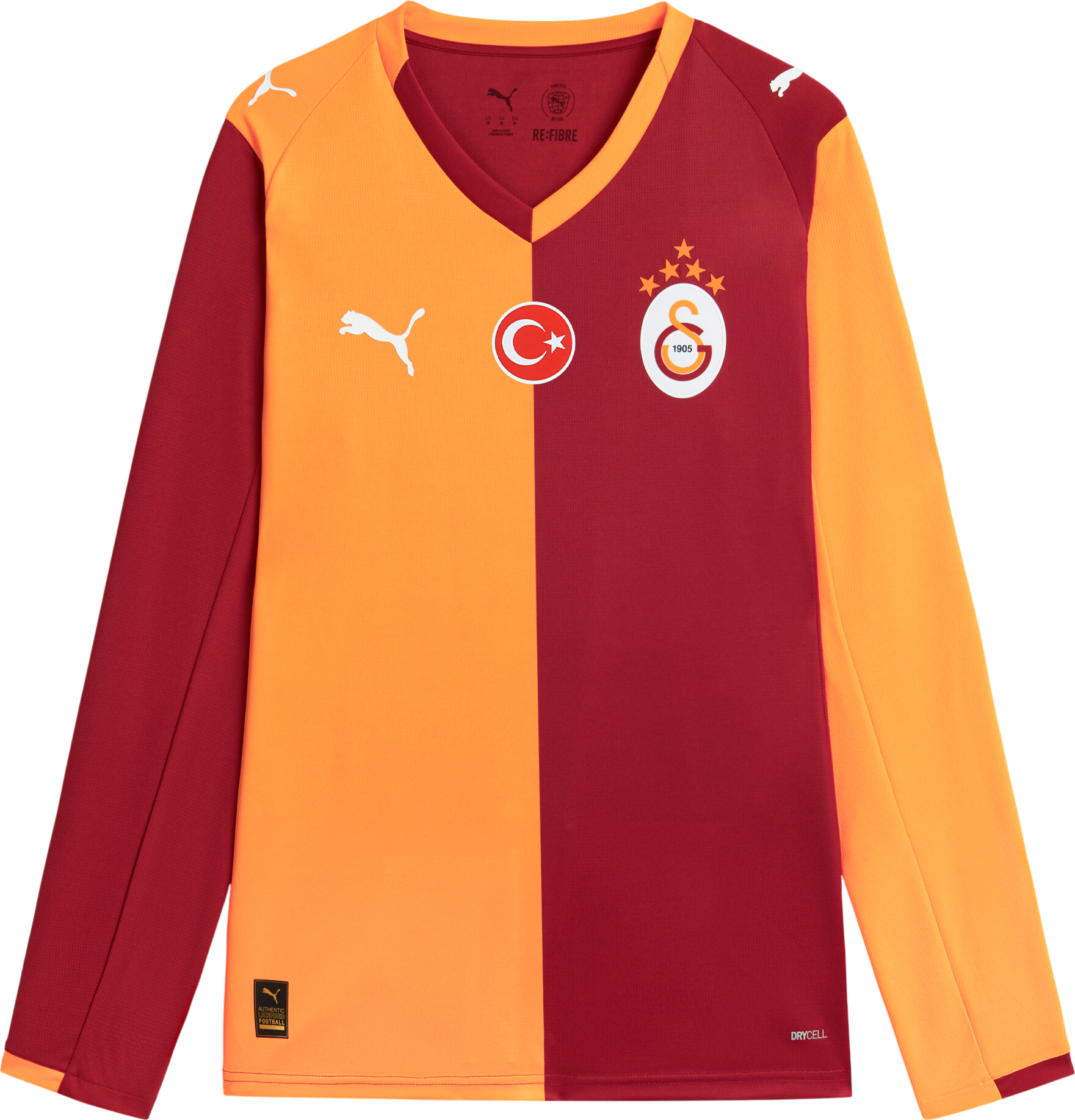 Dres z dolgimi rokavi Puma Galatasaray SK Home Replica Long Sleeve 2025/26