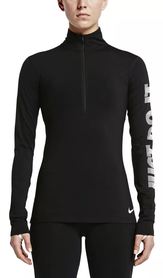 Sweatshirt Nike W NP WM TOP LS HZ LOGO - Top4Running.com