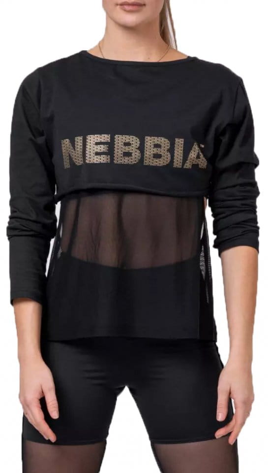 Majica dugih rukava Nebbia INTENSE MESH T-SHIRT