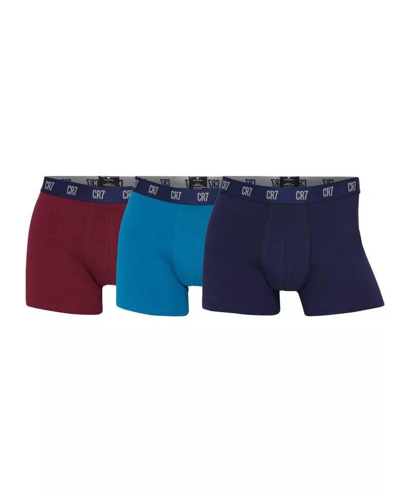 Boxeri CR7 Basic Trunk Boxershort 3er Pack Blau Rot F681