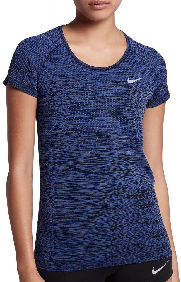 Dámské běžecké tričko s krátkým rukávem Nike Dry Knit