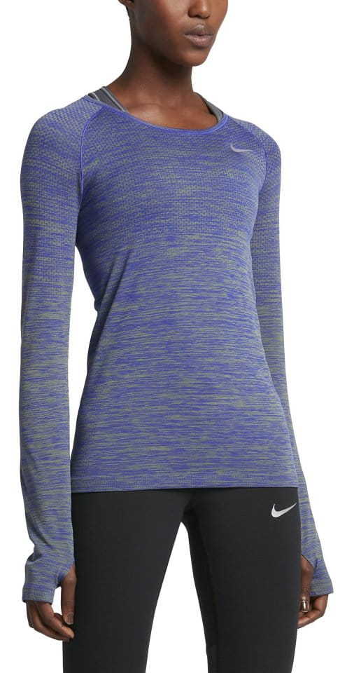 Long-sleeve T-shirt Nike W NK DF KNIT TOP LS - Top4Running.com