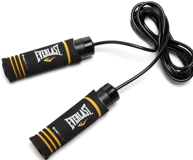Springseil Everlast EVERGRIP WEIGHTED JUMP ROPE BLACK