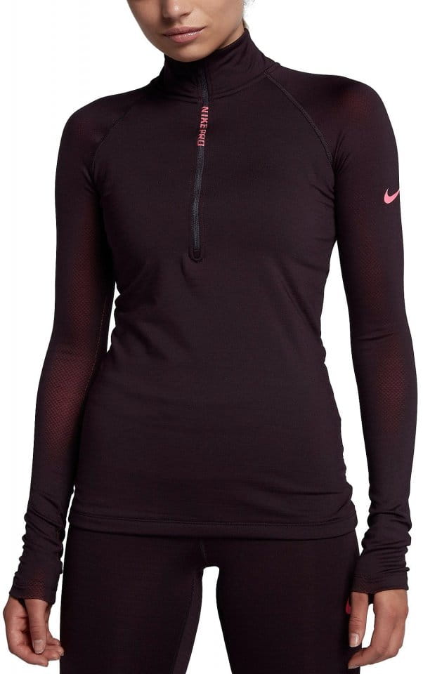 nike pro hyperwarm women's long sleeve training top