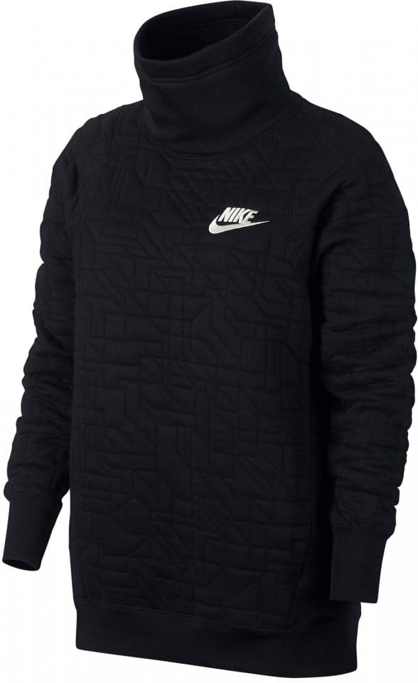 nike quilted sweatshirt