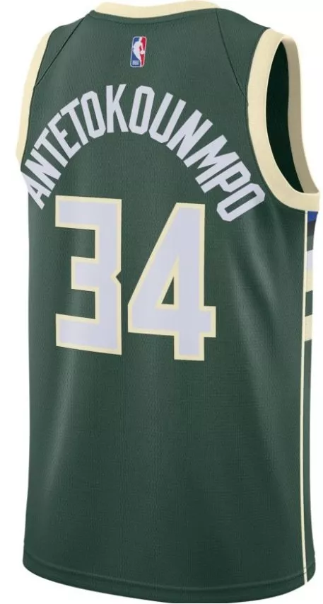 Camiseta de fútbol Nike GIANNIS ANTETOKOUNMPO BUCKS ICON EDITION
