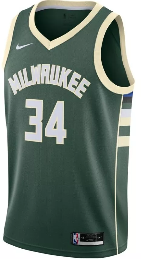 Camiseta de fútbol Nike GIANNIS ANTETOKOUNMPO BUCKS ICON EDITION