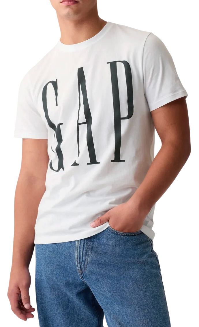 GAP Everyday Soft Corp Logo Rövid ujjú póló