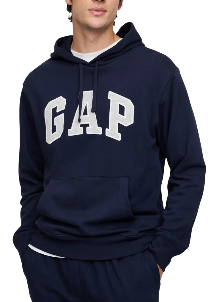 Mikina s kapucňou GAP Heritage Logo Pullover