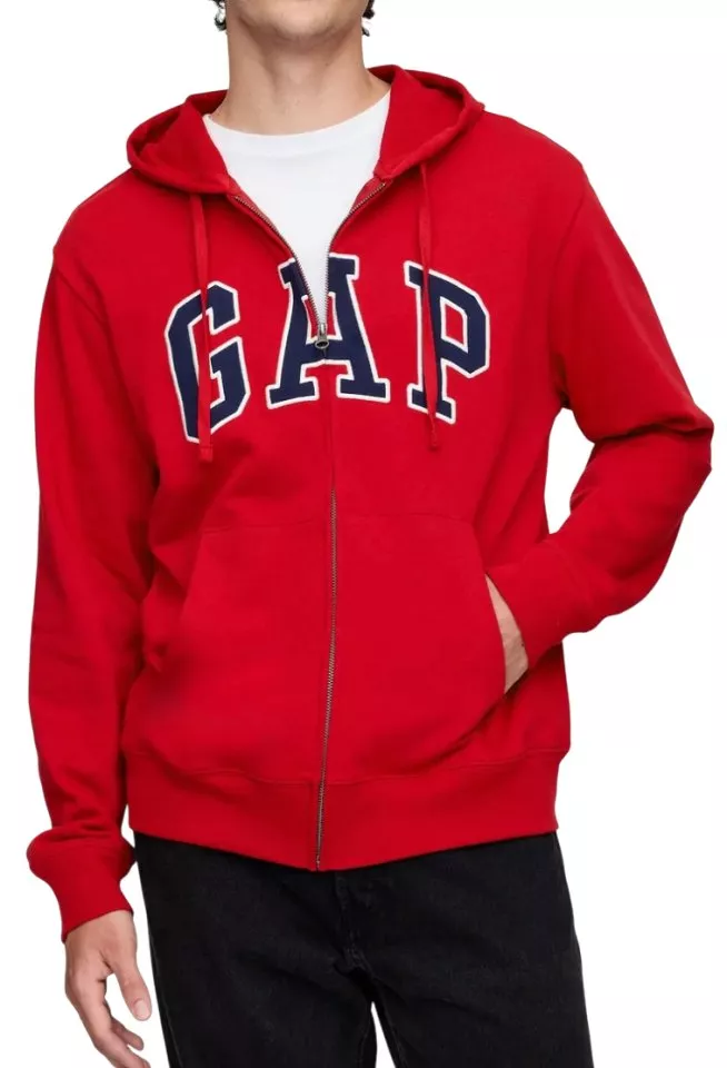 Hanorac cu gluga GAP Herritage Logo Fullzip