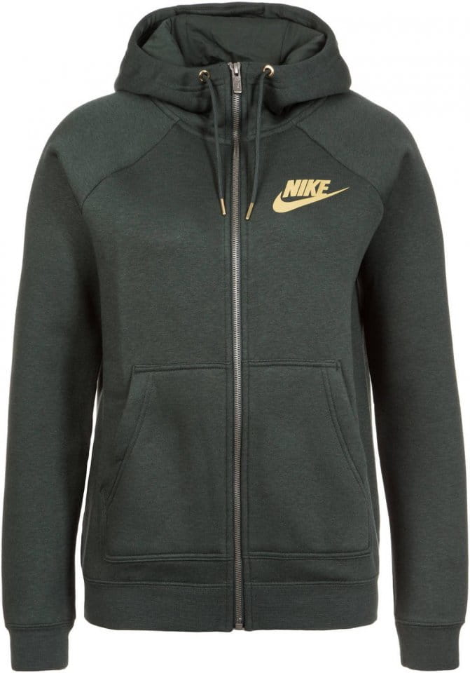 Hooded sweatshirt Nike W NSW RALLY HOODIE FZ METALLIC Top4Running