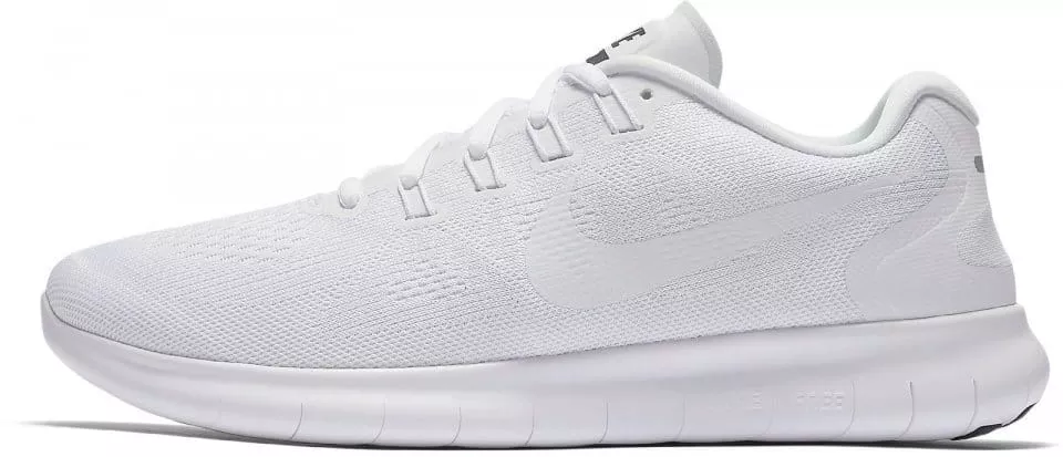 Nike free run 2017 all white best sale