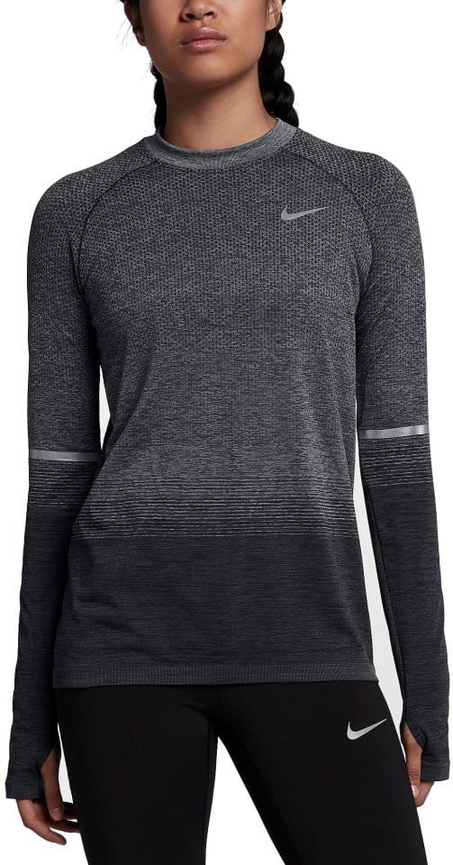 Long-sleeve T-shirt Nike W NK DF KNIT TOP LS NV - Top4Running.com