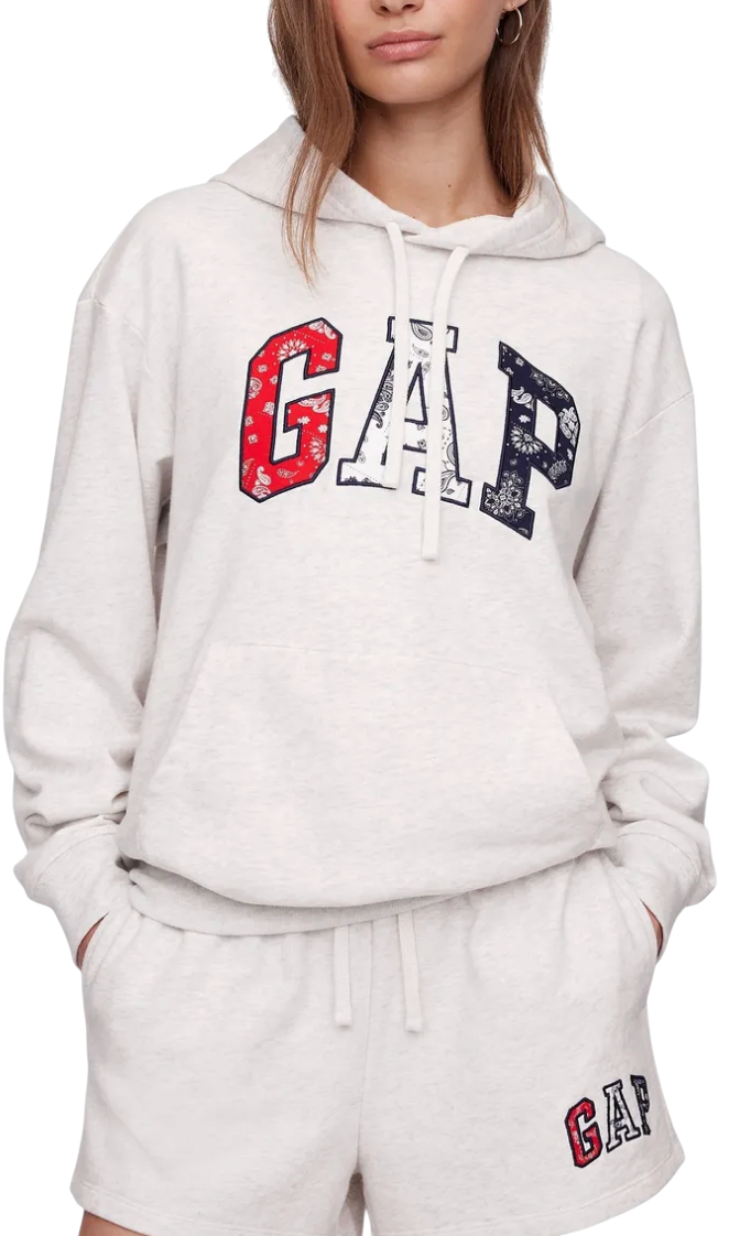 Mikina s kapucňou GAP French Terry Logo Pullover