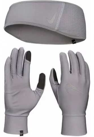 WOMEN'S ESSENTIAL RUNNING HEADBAND AND GLOVE SET