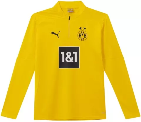 BVB Training 1/4 Zip Top Jr with Sponsor