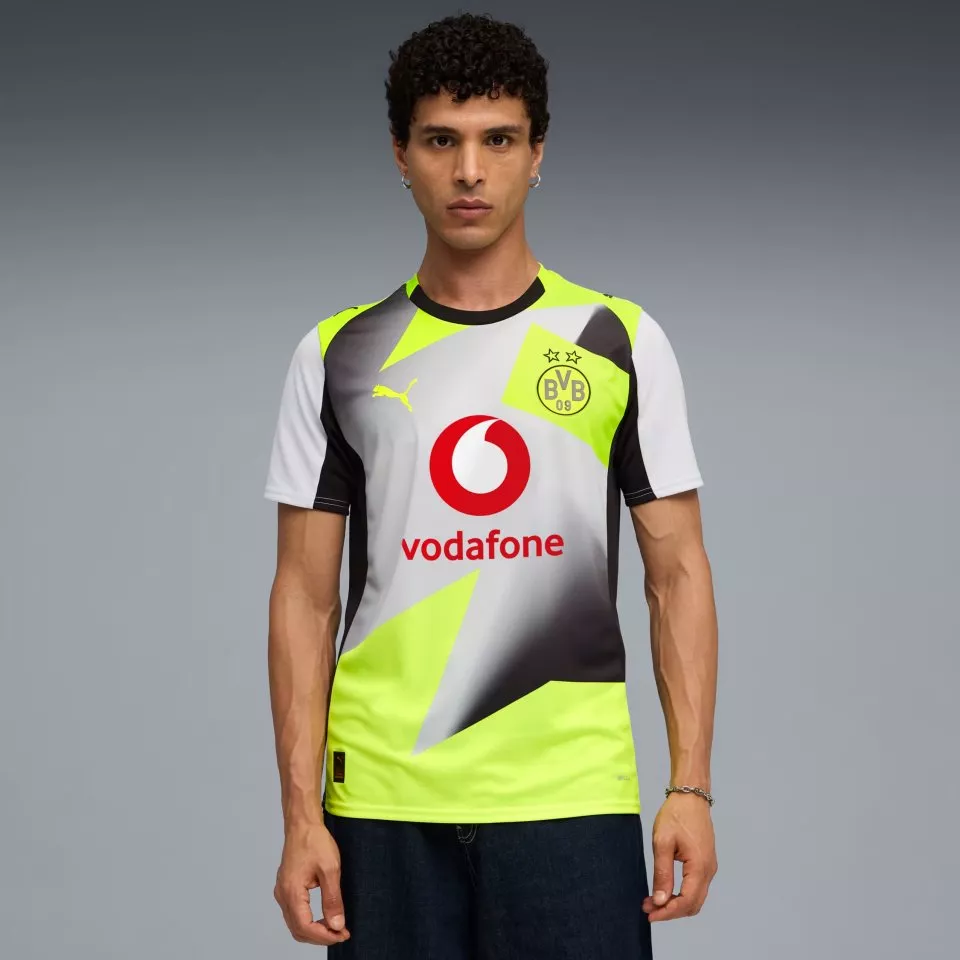 Trøje Puma Borussia Dortmund Away Jersey Replica 2025/26
