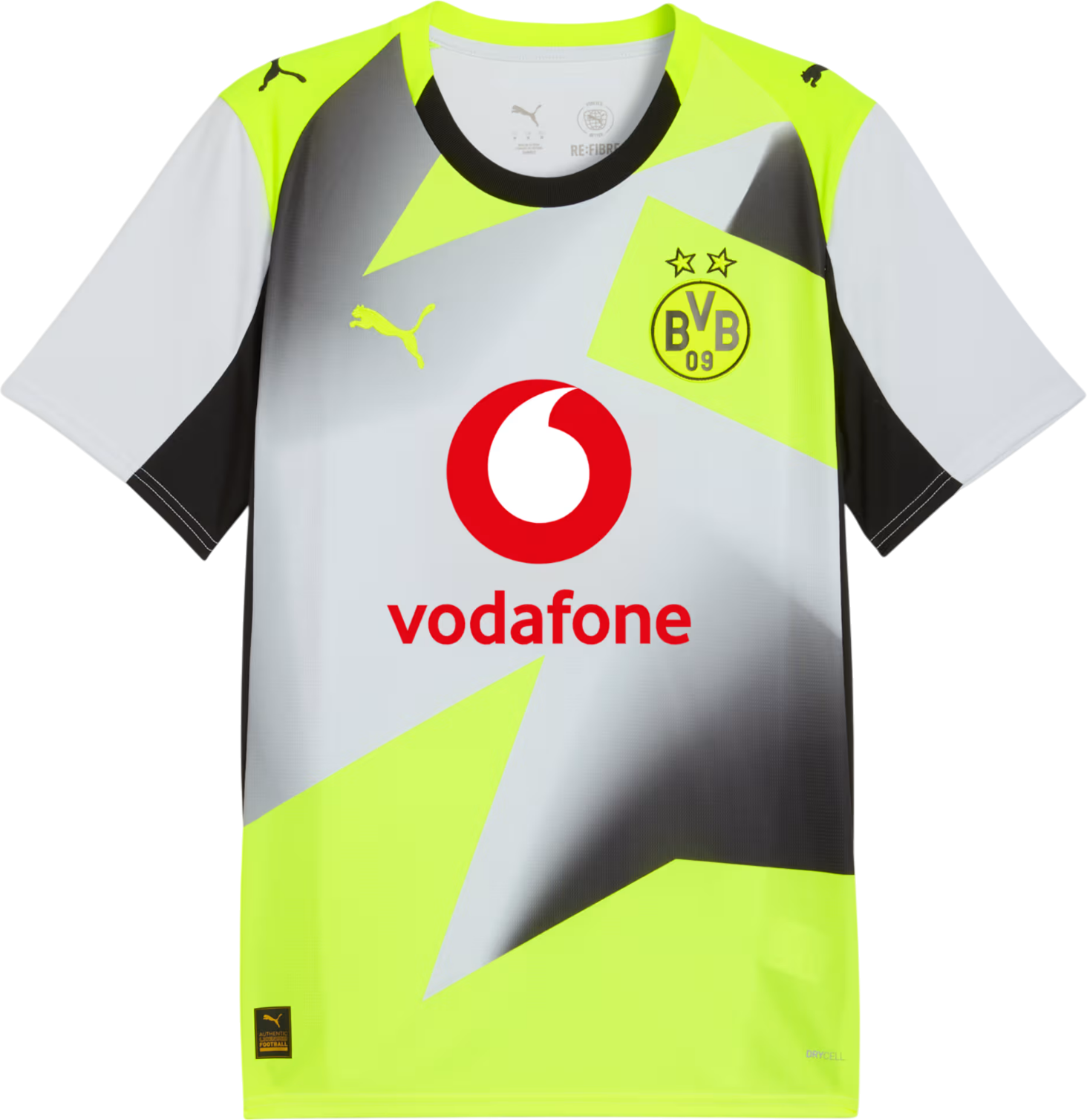 Trøje Puma Borussia Dortmund Away Jersey Replica 2025/26