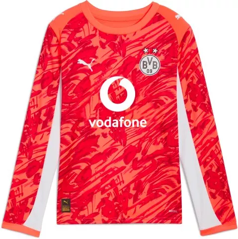 Borussia Dortmund Goalkeeper Replica Long Sleeve Jersey 2025/26 Kids