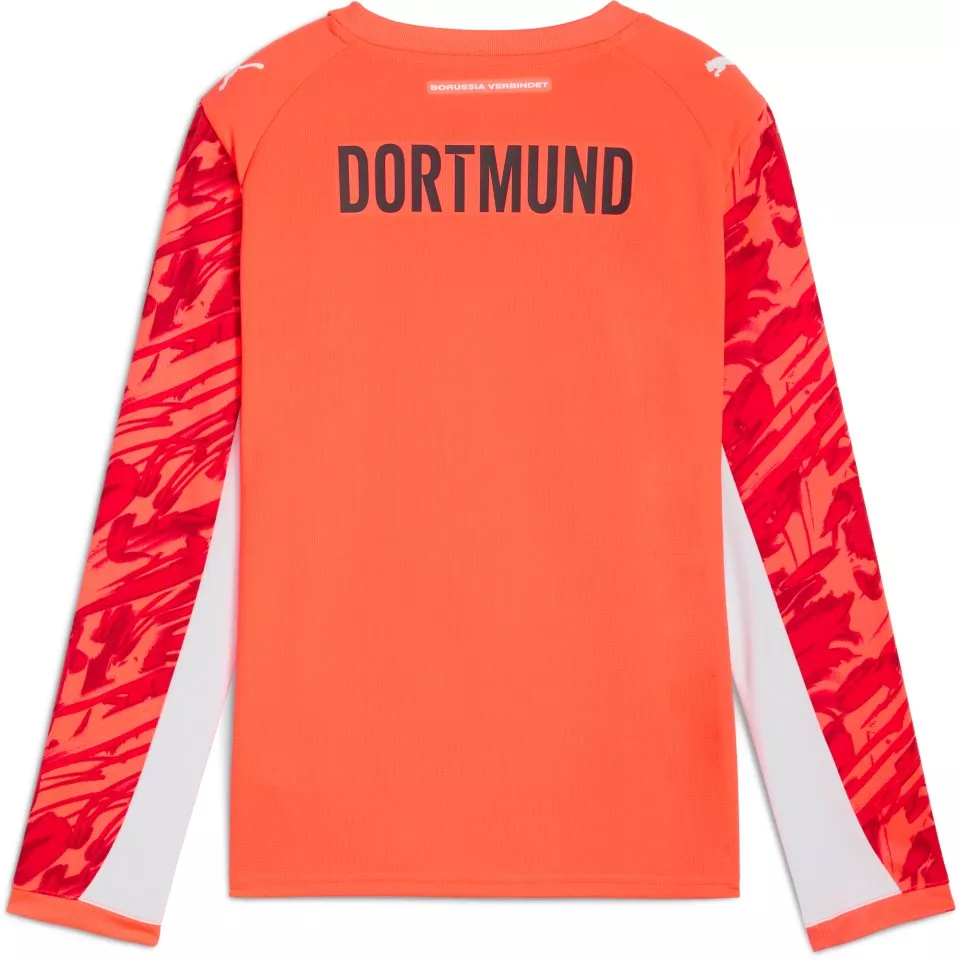Langærmet trøje Puma Borussia Dortmund Goalkeeper Replica Long Sleeve Jersey 2025/26 Kids