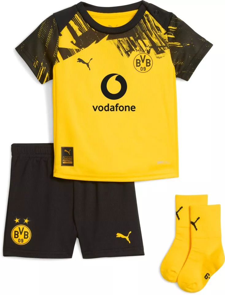 Komplet Puma BVB Home with Sponsor 2025/26 Babykit