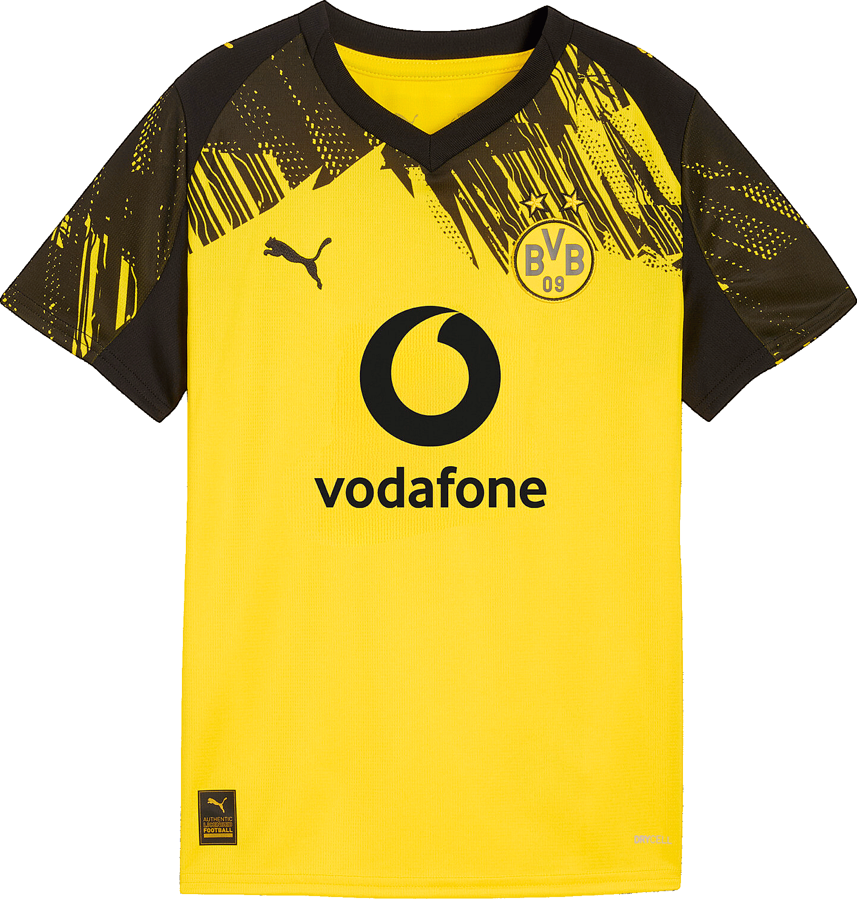 Puma Borussia Dortmund Home Jersey Replica 2025/26 Kids Póló