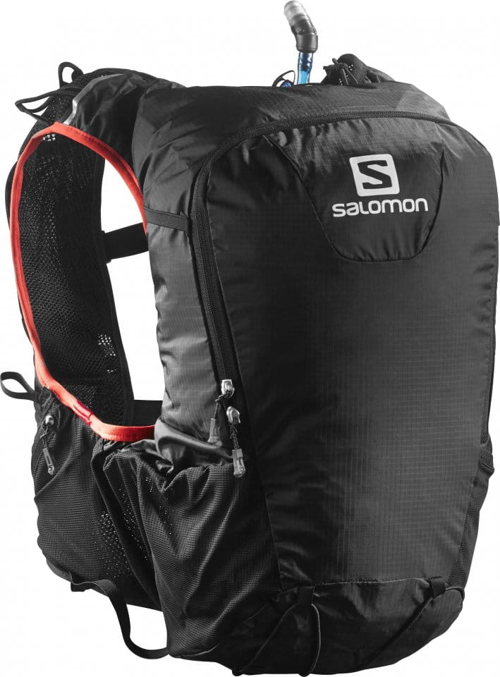Backpack Salomon SKIN PRO 15 SET BLACK/BRIGHT RED