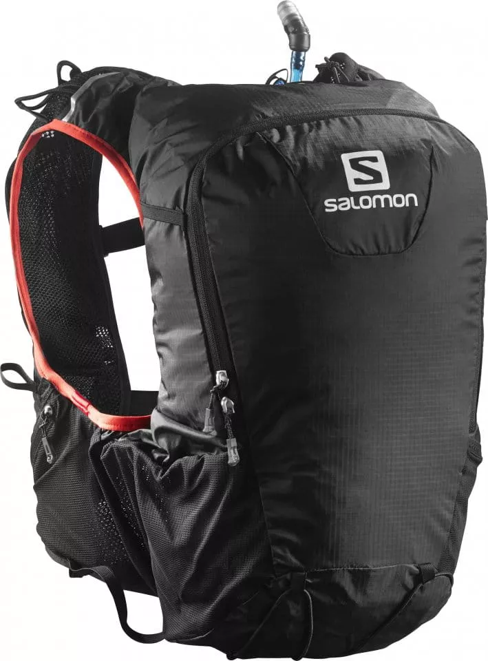 Backpack Salomon SKIN PRO 15 SET BLACK/BRIGHT RED